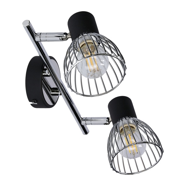 Modo Lampa Sufitowa Listwa 2X40W E14 Czarny+Chrom Candellux