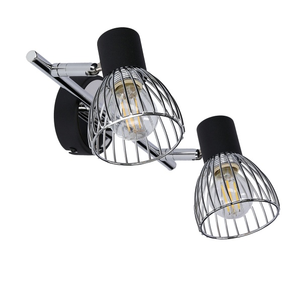 Modo Lampa Sufitowa Listwa 2X40W E14 Czarny+Chrom Candellux