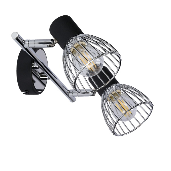 Modo Lampa Sufitowa Listwa 2X40W E14 Czarny+Chrom Candellux