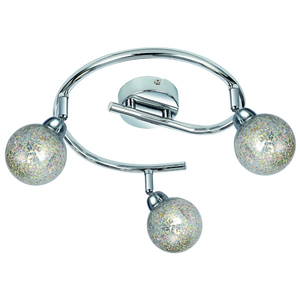 Kaleidoscope Lampa Sufitowa Spirala 3X4W Led G9 Chrom Candellux