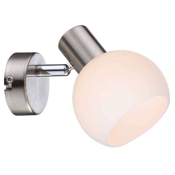 Mauro Lampa Kinkiet 1X4W E14 Led Rgb Satyna Nikiel Z Pilotem Candellux