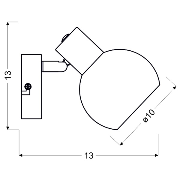 Mauro Lampa Kinkiet 1X4W E14 Led Rgb Satyna Nikiel Z Pilotem Candellux