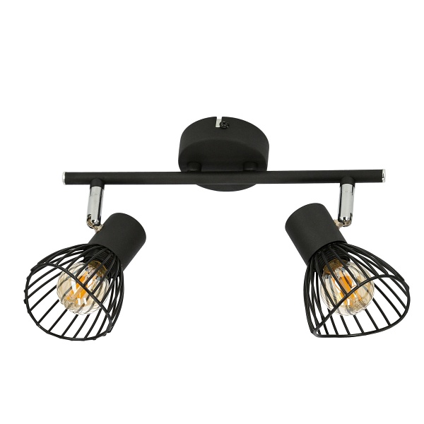 Fly Lampa Sufitowa Listwa 2X40W E14 Czarny Candellux