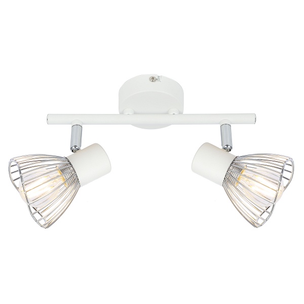 Fly Lampa Sufitowa Listwa 2X40W E14 Biały/Chrom Candellux