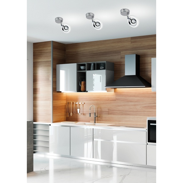 Celt Lampa Kinkiet 1X6W Led Chrom 3000K Candellux