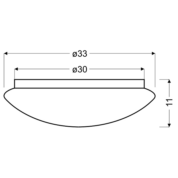 Sky Efect 2 Lampa Sufitowa Plafon 33 1X10W Led 6500K Candellux