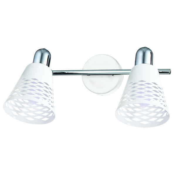 Discovery Lampa Sufitowa Listwa 2X40W E14 Chrom/Biały Candellux