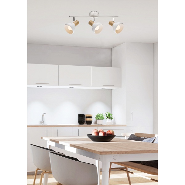 Puerto Lampa Sufitowa Listwa 3X40W E14 Biały Candellux