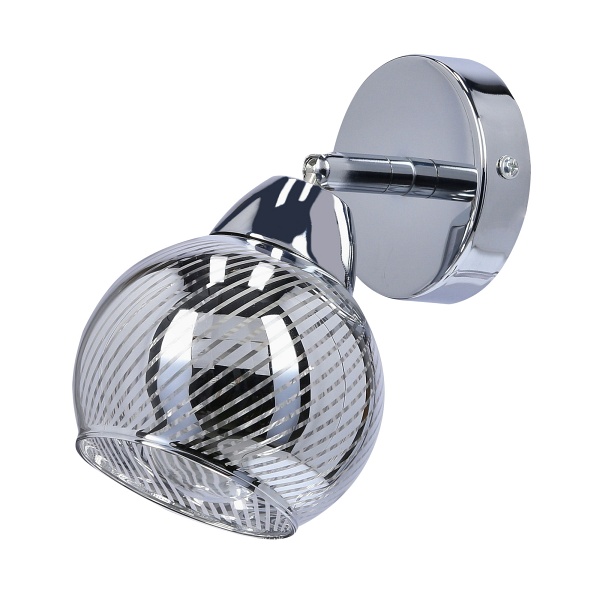 Fort Lampa Kinkiet 1X10W E14 Led Chrom Candellux