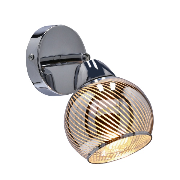 Fort Lampa Kinkiet 1X10W E14 Led Chrom Candellux