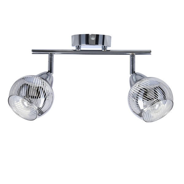 Fort Lampa Sufitowa Listwa 2X10W E14 Led Chrom Candellux