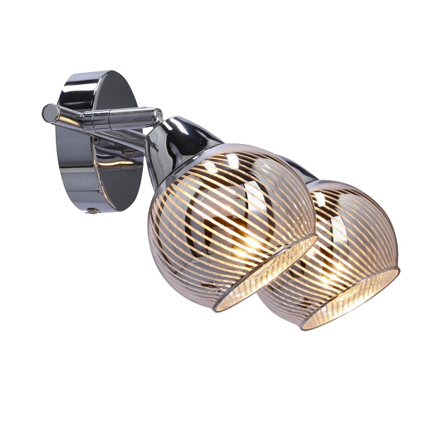 Fort Lampa Sufitowa Listwa 2X10W E14 Led Chrom Candellux