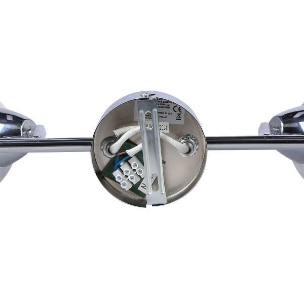 Fort Lampa Sufitowa Listwa 2X10W E14 Led Chrom Candellux