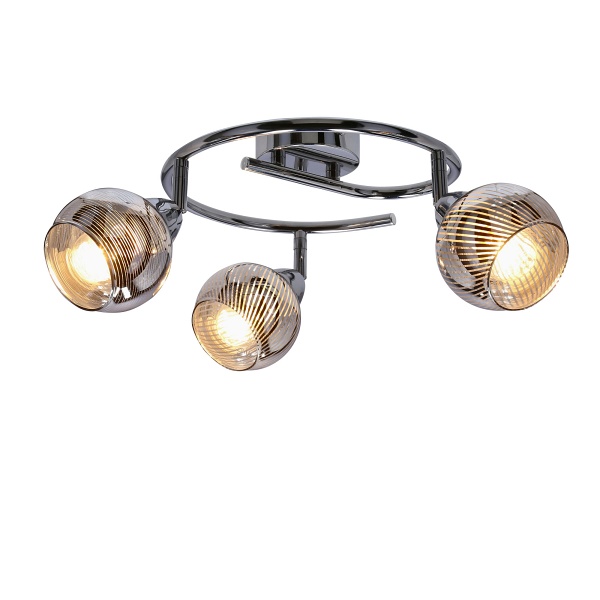 Fort Lampa Sufitowa Spirala 3X10W E14 Led Chrom Candellux