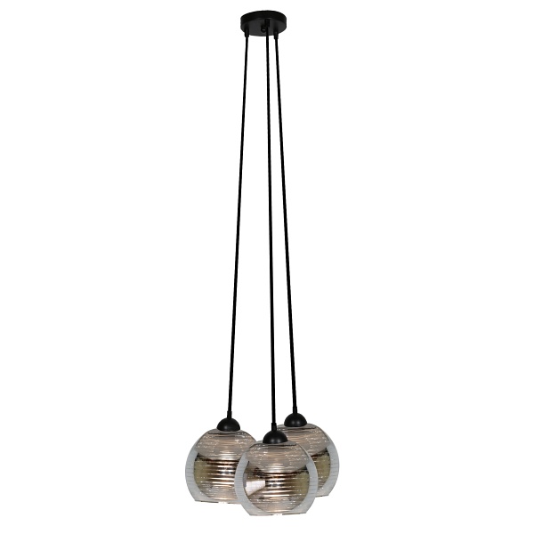Trio 1 Lampa Wisząca 3X60W E27 Chrom Candellux