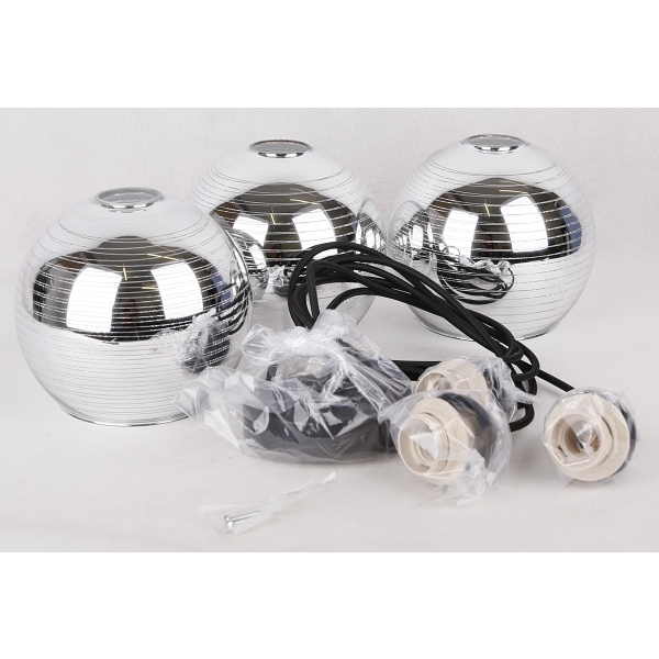 Trio 1 Lampa Wisząca 3X60W E27 Chrom Candellux