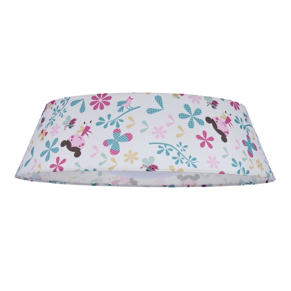 Girl Lampa Sufitowa Plafon 45 16W Led 6500 K Z Abażurem Candellux