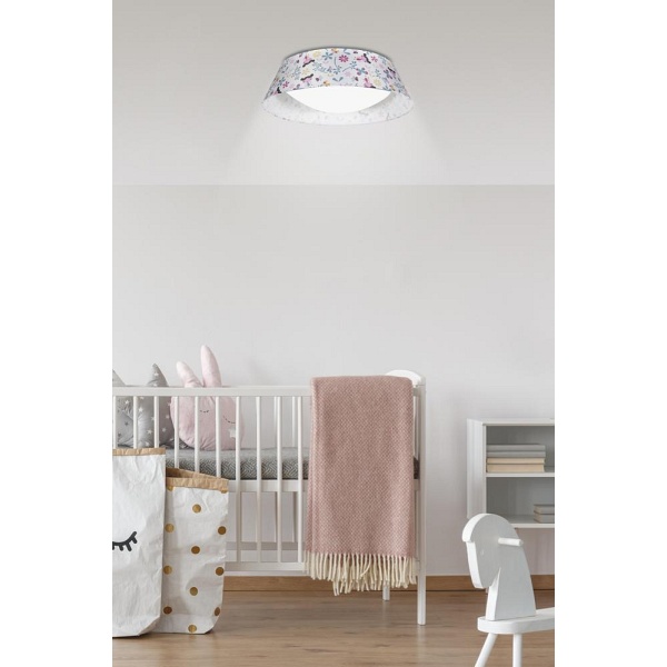 Girl Lampa Sufitowa Plafon 45 16W Led 6500 K Z Abażurem Candellux
