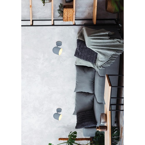 Azuro Lampa Kinkiet 1X40W E27 Szary Mat Candellux