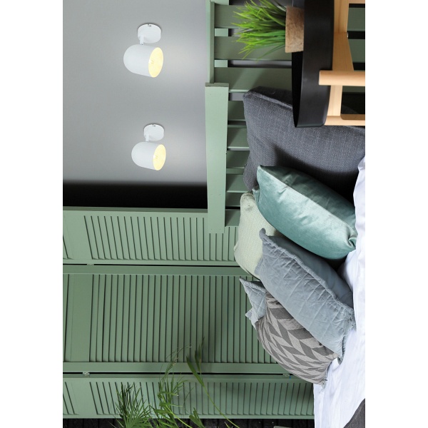 Azuro Lampa Kinkiet 1X40W E27 Biały Candellux