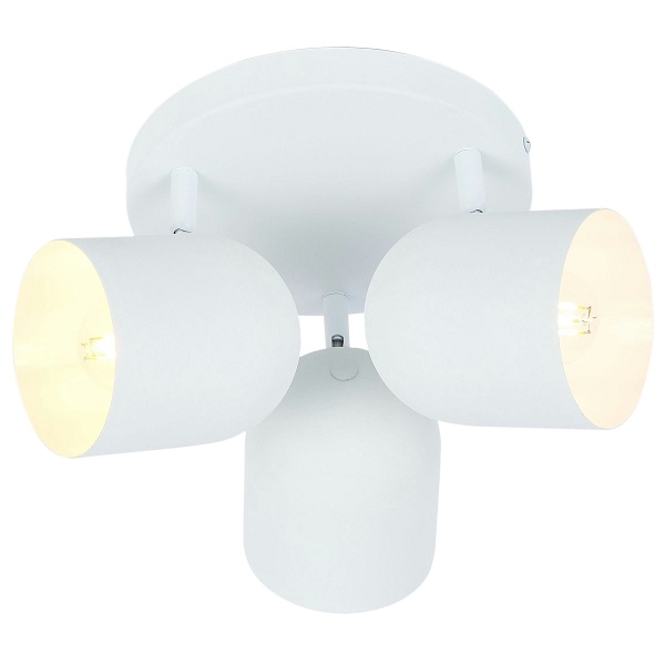 Azuro Lampa Sufitowa Plafon 3X40W E27 Biały Candellux