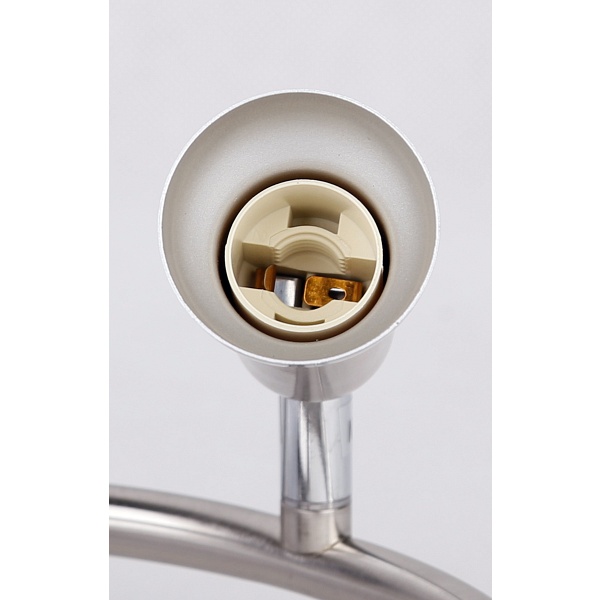 Arc Lampa Sufitowa Spirala 3X40W E14 Satyna Nikiel Candellux