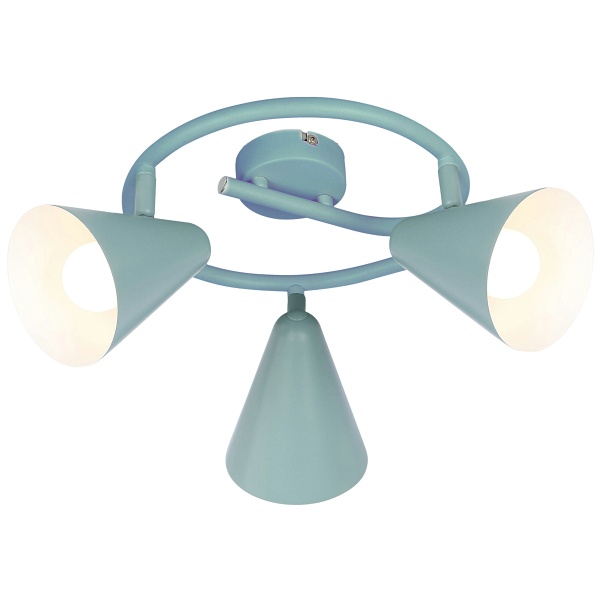 Amor Lampa Sufitowa Spirala 3X40W E14 Szary Mat Candellux