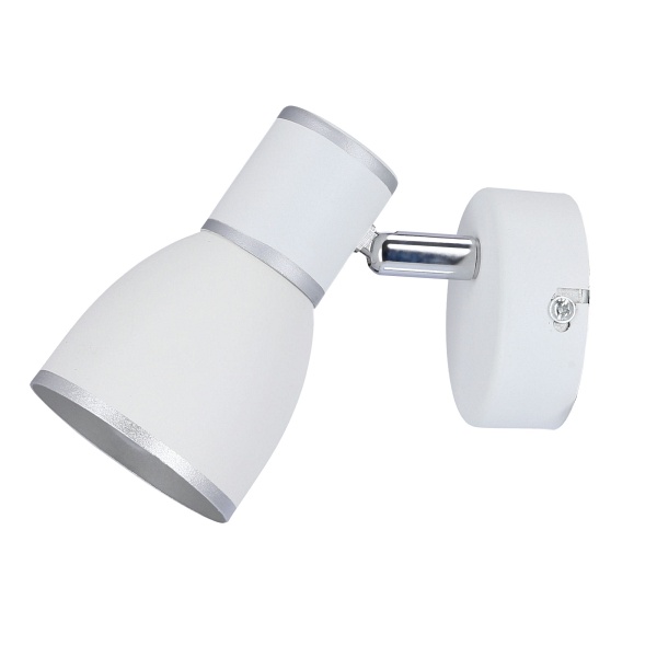 Fido Lampa Kinkiet 1X40W E14 Biały+Chrom Candellux