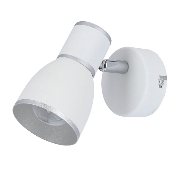 Fido Lampa Kinkiet 1X40W E14 Biały+Chrom Candellux