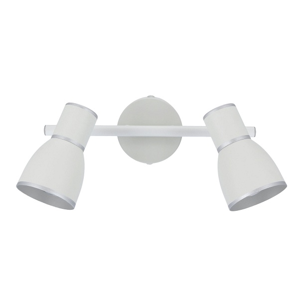 Fido Lampa Sufitowa Listwa 2X40W E14 Biały+Chrom Candellux