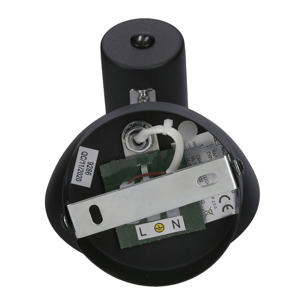 Diso Lampa Kinkiet 1X40W E27 Czarny+Zloto Candellux