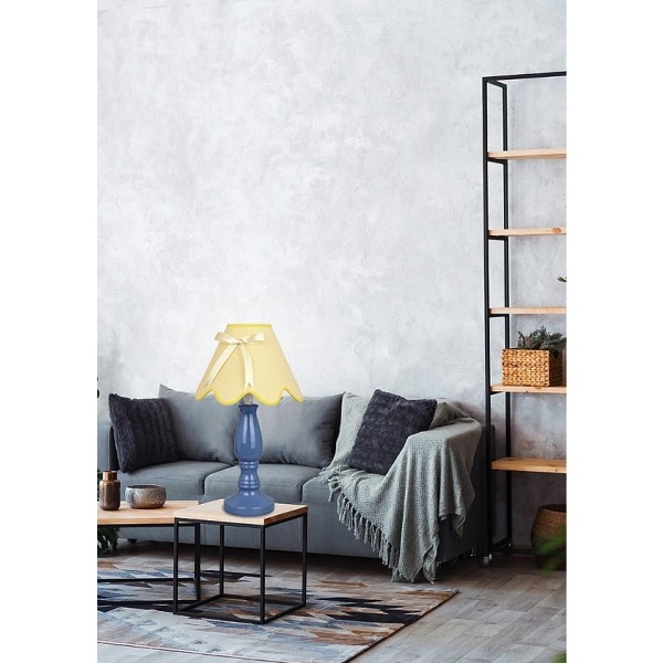 Lola Lampa Gabinetowa 1X40W E14 Niebiesko Żółta Candellux