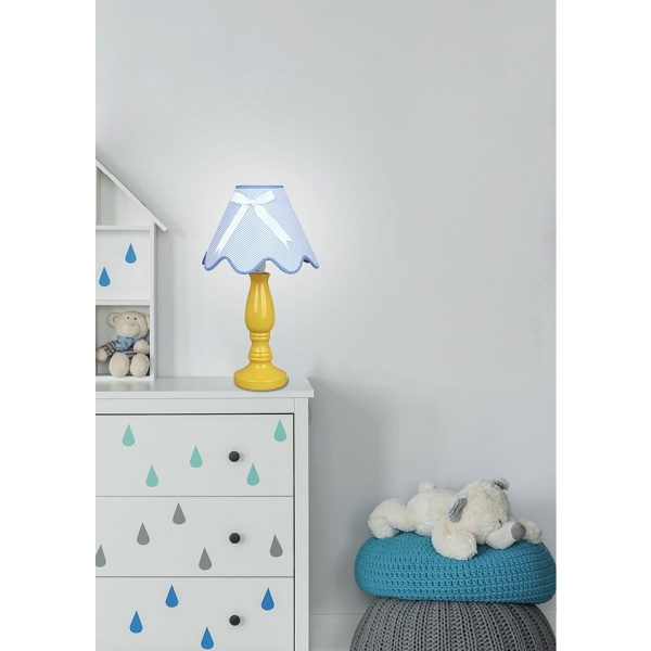 Lola Lampa Gabinetowa 1X40W E14 Żółto Niebieska Candellux