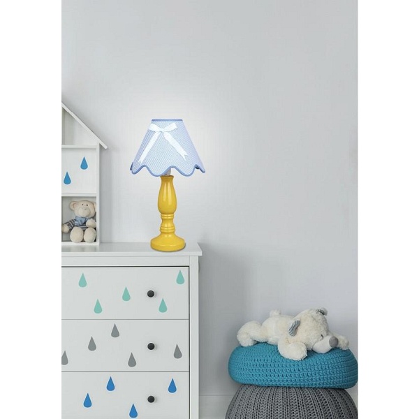 Lola Lampa Gabinetowa 1X40W E14 Żółto Niebieska Candellux