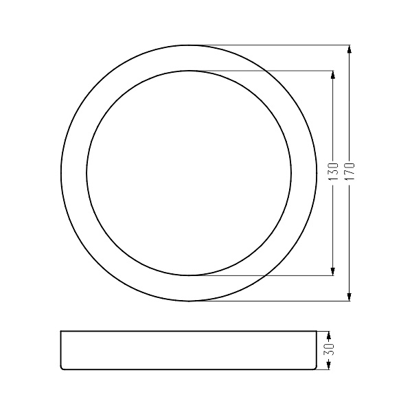 Oprawa Stropowa Spn-04 Wh 12W Led 230V Panel Led Stała Okrągła Nawierzchniowa Śr Candellux