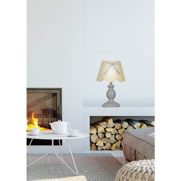 Whilma Lampa 1X40W E14 Szary Candellux