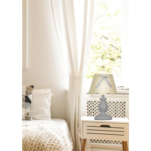 Whilma Lampa 1X40W E14 Szary Candellux