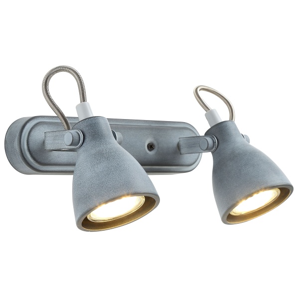 Ash Lampa Sufitowa Listwa 2X40W Gu10 Szary Mat Candellux