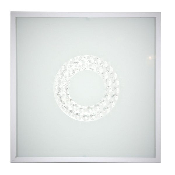 Lux Lampa Sufitowa Plafon 29X29 16W Led 4000K Biały Mały Ring Candellux
