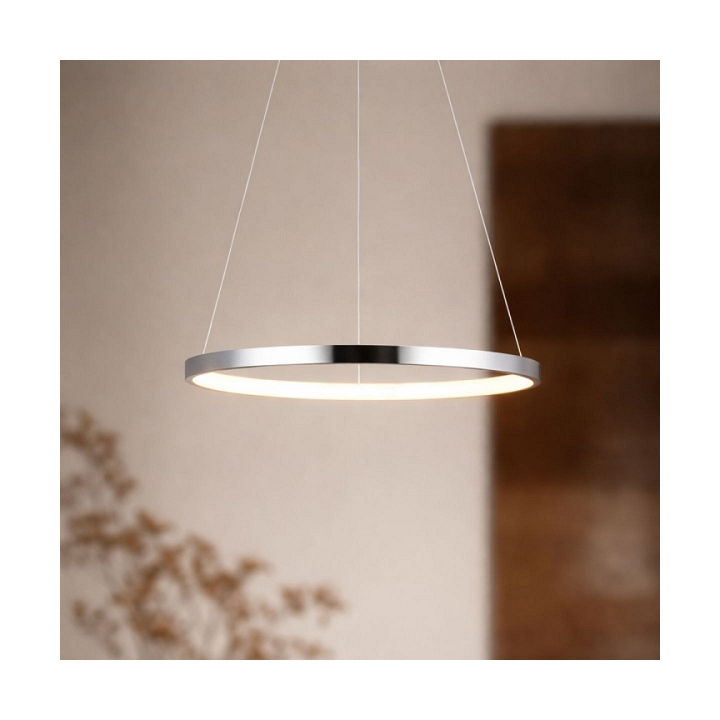 Lampa wisząca Lune 30 okrągła chrom 18w - Candellux