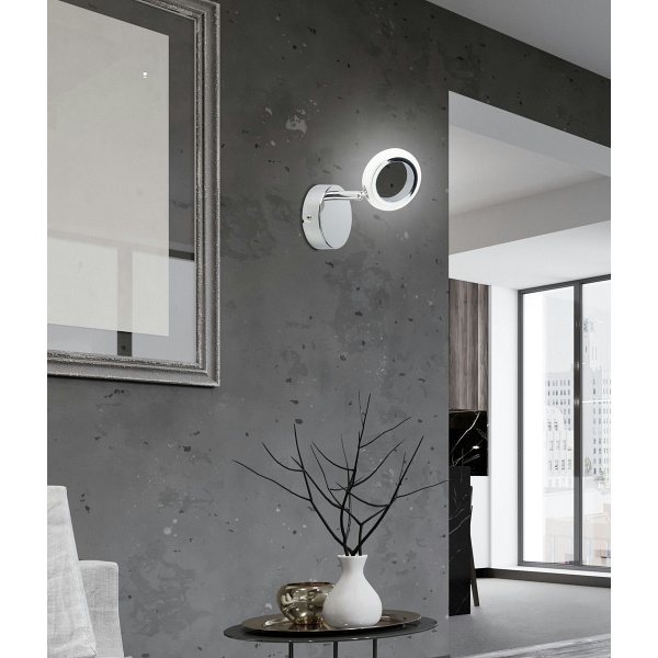 Aurelion Lampa Kinkiet 1X4W Led Chrom 3000K Candellux