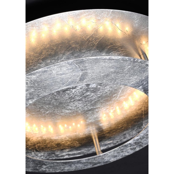 Merle Lampa Sufitowa Plafon 50 24W Led 3000K Srebrny Candellux