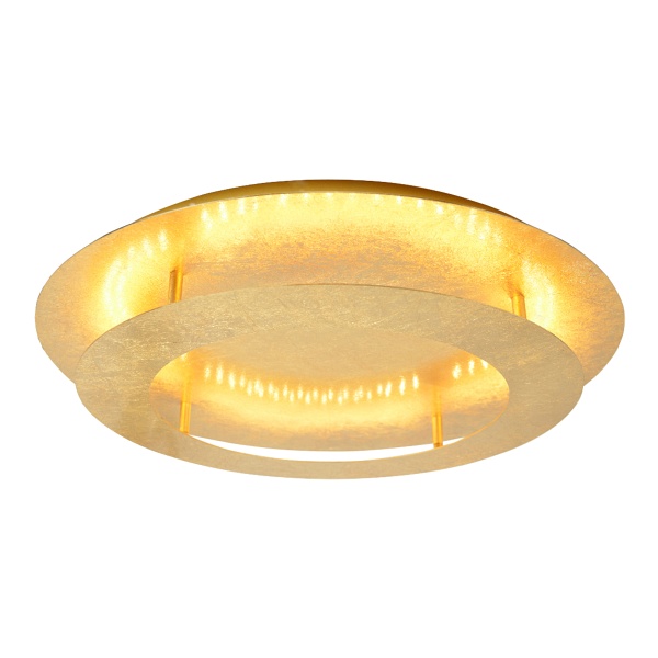 Merle Lampa Sufitowa Plafon 40 18W Led 3000K Złoty Candellux