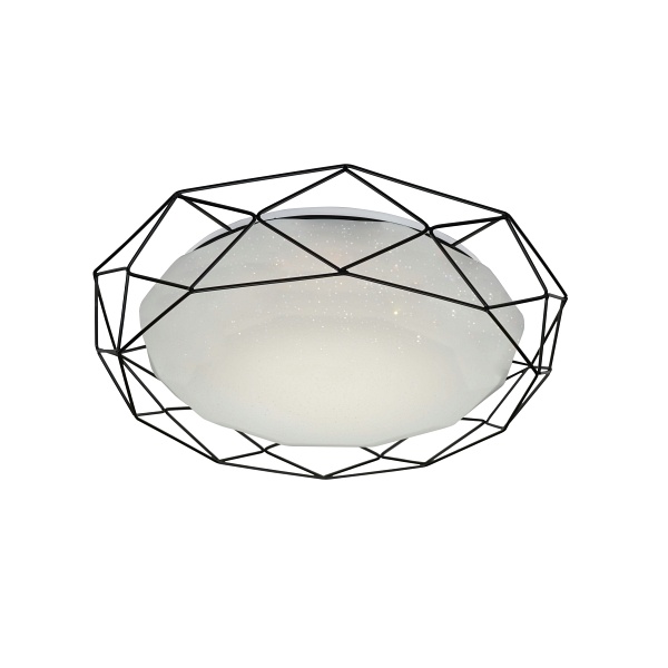 Sven Lampa Sufitowa Plafon 43 16W Led 3000K Czarny Candellux