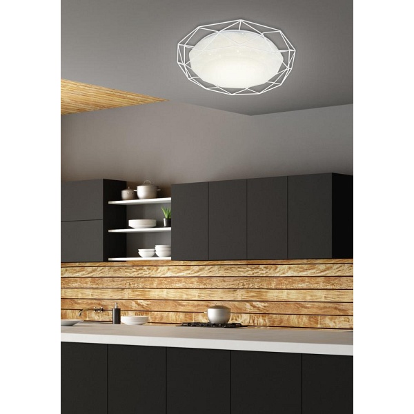 Sven Lampa Sufitowa Plafon 43 16W Led 3000K Biały Candellux