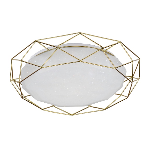 Sven Lampa Sufitowa Plafon 43 24W Led 3000K Złoty Candellux