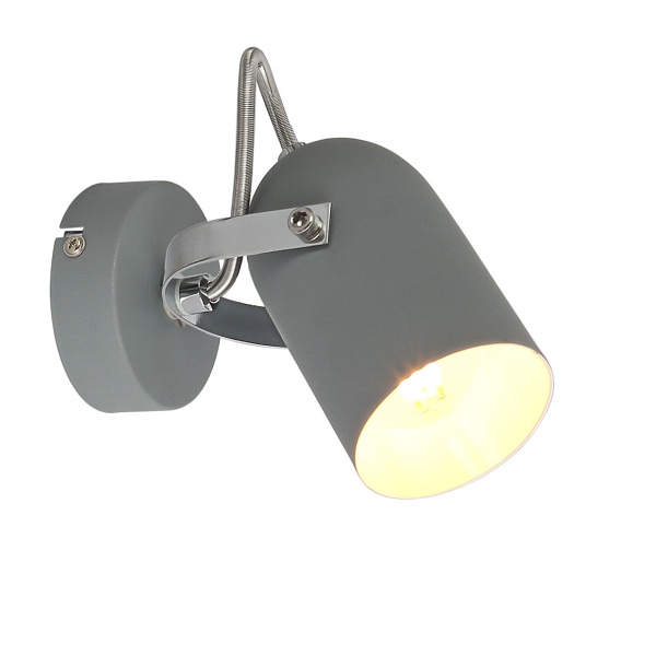 Gray Lampa Kinkiet 1X40W E14 Szary Candellux