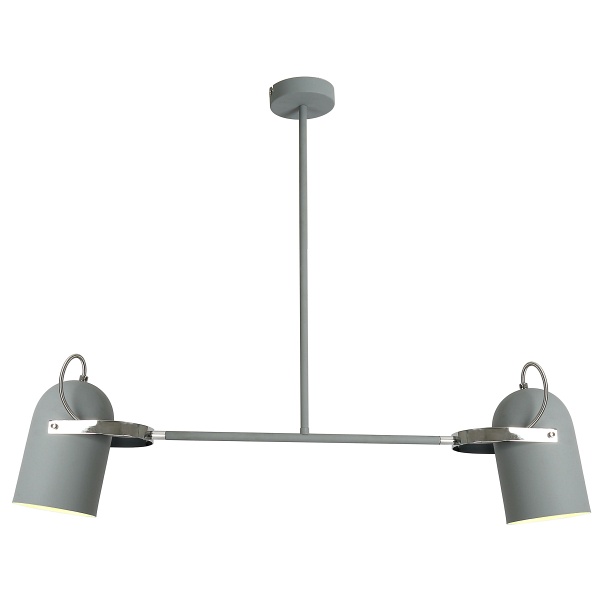 Gray Lampa Wisząca 2X40W E27 Szary Candellux