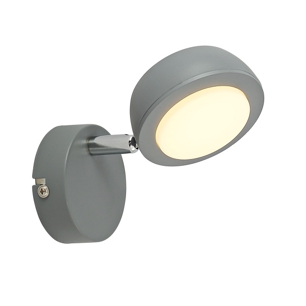 Mild Lampa Kinkiet 1X6W Led Szary 3000K Candellux