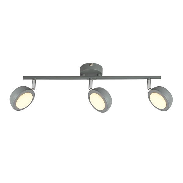 Mild Lampa Sufitowa Listwa 3X6W Led Szary 3000K Candellux